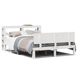 Bed Frame with Headboard without Mattress White 160x200 cm 3306091