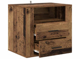 Bedside Cabinet Old Wood 35 x 50 x 60 cm Engineered Wood 881078