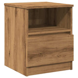 ZNTS Bedside Cabinets 2 pcs Artisan Oak 40x40x50 cm Engineered Wood 856501