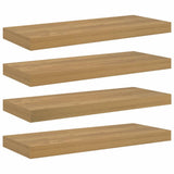 Wall Shelf 4 pcs Brown 60 x 23.5 x 3.8 cm Engineered Wood 42019949