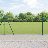Welded Wire Fence with Concrete Base 10 x 1.2 m 3352407