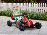 Kids Pedal Go Kart, with Adjustable Seat, EVA Wheels, Seat, Handbrake - Red T3398P348369