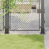 Post Bases Square 12 pcs Anthracite 91x91 mm Powder-coated Steel 42000029