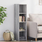 Highboard Grey Sonoma 30x41x124 cm Engineered Wood 846381