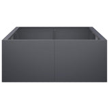 Retaining Wall 6 pcs 200 x 100 x 50 cm Steel Anthracite 3449235