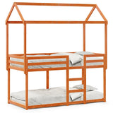 Bunk Bed without Mattress Wax Brown 80x200 cm Solid Wood Pine 3282123