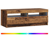 LED TV Cabinet Old Wood Engineered Wood 897883