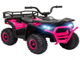 12V Kids Electric Ride on ATV, Battery-Powered Quad Bike w/ Spring Suspension, Forward Backward, T3398P348457