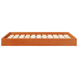 Dog Bed Wax Brown 92 x 64 x 9 cm Solid Pine Wood 867646