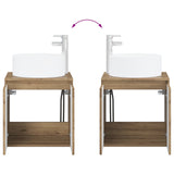 Bathroom Cabinet Set 3 pcs Artisan Oak 49.5 x 44.5 x 65.5 cm 3405746