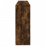 Sideboard with LED Lights Smoked Oak 181.5x37x100 cm 3209153