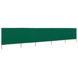 5-panel Wind Screen Fabric 600x120 cm Green 47161