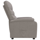 Recliner Chair Taupe Fabric 342708