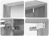 Bathroom Cabinet Set 3 pcs 100 x 10.5 x 60.5 cm Engineered wood 3403701