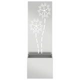 Garden Privacy Screen Silver 50 x 150 cm Galvanised steel 876439