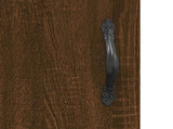 Highboard Brown Oak 69.5x34x180 cm Engineered Wood 3189508