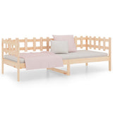 Day Bed without Mattress 90x190 cm Single Solid Wood Pine 820761