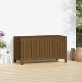 Garden Storage Box Honey Brown 115x49x60 cm Solid Wood Pine 823839