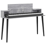 Studio Desk Grey Sonoma 152 x 36 x 19.5 cm Engineered Wood 8006697