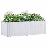 Garden Raised Bed with Self Watering System White 100x43x33 cm 313959