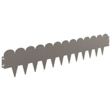 Lawn Edging 20 pcs 103 x 20 cm Steel Rusty 8008691