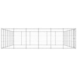 Outdoor Dog Kennel Galvanised Steel 50.82 m 3082330