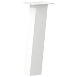 ZNTS Coffee Table Legs 4 pcs White 30 cm Steel 4012497