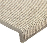 Stair Mats 15 pcs 65x21x4 cm Silver Rectangular Edge 326907