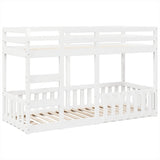 Bunk Bed White 90x190 cm Solid Wood Pine 3308593