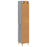 Cabinet Set 2 pcs Grey Sonoma Engineered Wood 3416454