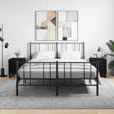 Bedside Cabinets 2 pcs Black 40x40x50 cm Engineered Wood 827615