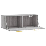 Wall Cabinet Grey Sonoma 100x36.5x35 cm Engineered Wood 830122