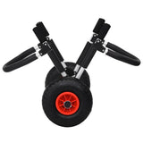 SUP Trolley for 2 Surfboards Foldable 90 kg Aluminium 94872