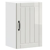 Kitchen Wall Cabinet Lucca High Gloss White Engineered Wood 853789