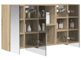 Bathroom Mirror Cabinet Sonoma Oak 60 x 14.5 x 50 cm 889073