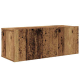 TV Units Wall-mounted 4 pcs Old Wood Engineered wood 3393492