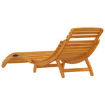 Sun lounger 3 pcs Brown 40 x 40 x 40cm Solid Acacia wood 4107094