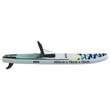 SUP Board with Seat 2-in-1 APEX 305 x 76 x 15 cm Blue for 42039129