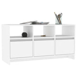 TV Cabinet White 102x37.5x52.5 cm Engineered Wood 809800