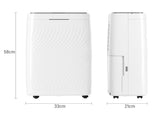 16L Multi-Mode Dehumidifier, with Wheels - White T3398P378785