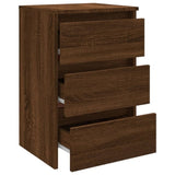 Bed Cabinet Brown Oak 40x35x62.5 cm Engineered Wood 815175