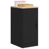 Garage Storage Cabinet Black 40x51x85 cm Solid Wood Pine 860563