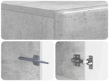 TV Cabinet Concrete Grey Engineered Wood 897558
