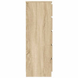 Drawer Cabinet Sonoma Oak 60x36x103 cm Engineered Wood 823019
