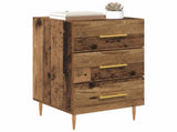 Bedside Cabinet Old Wood 40 x 40 x 66 cm Engineered Wood 882107