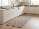 Kitchen Rug Brown Scandinavian 300 x 60 cm 100% Polyamide 42045751