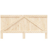 Headboard 200x104 cm Solid Wood Pine 358402