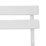 Garden Folding Chair Folding 2 pcs White 42 x 46 x 82cm Metal 42002956