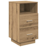 ZNTS Bedside Cabinets 2 pcs with 2 Drawers Artisan Oak 36x36x68 cm 858595