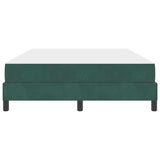 Box Spring Bed with Mattress Dark Green 160 x 210 cm Fabric 3398752